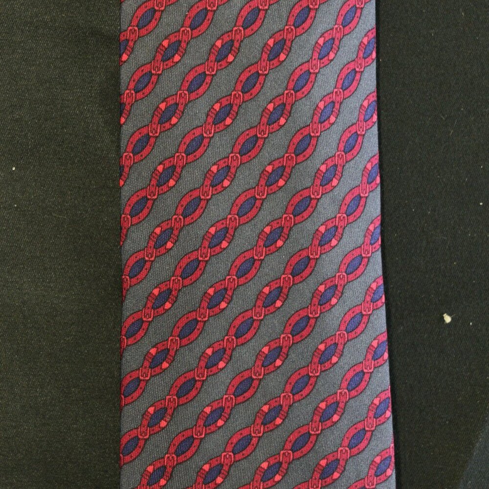 Hermes Silk Tie #7021 TA - Picture 4 of 4